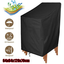Stacking Chair Cover Waterproof Quality UV Outdoor Garden Patio Furniture 420D.
