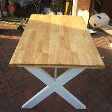 Solid Wood Dining Table, Office Desk, Hallway. Indoor or Outdoor use