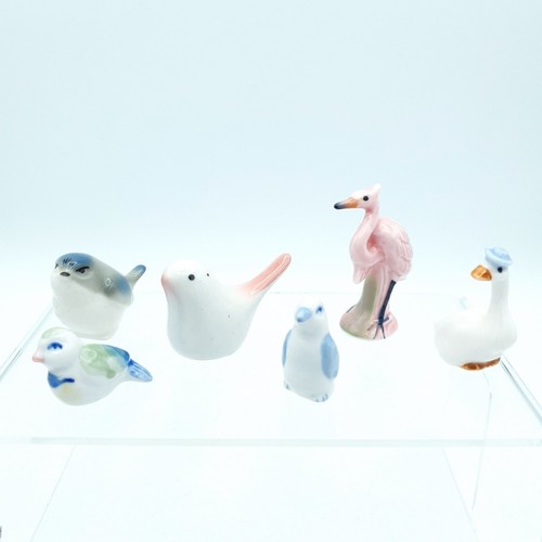 Miniature bird figurines - miniature, 6