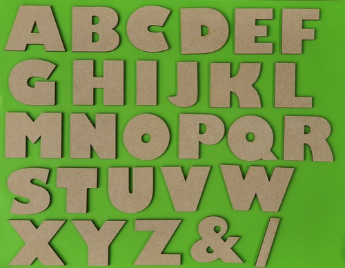 Wooden letters large - wooden,