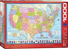 Map Of The USA 1000 piece