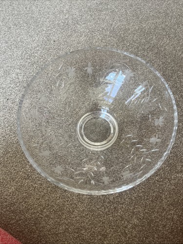 Glass fruit bowl - fruit, large