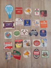 25x beer mats old - old, bar