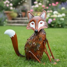 'Hutch' Sitting Fox Steel