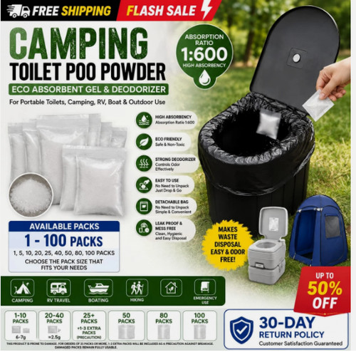 100 pcs camping - camping, toilet