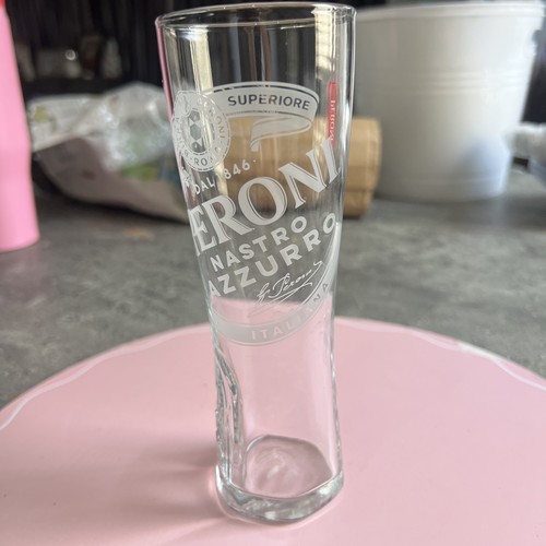 Peroni half pint glass new - glass,