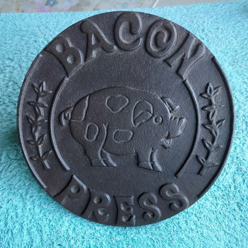 Vintage cast iron - iron, bacon
