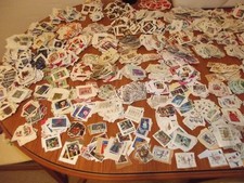 125  Christmas Stamps all