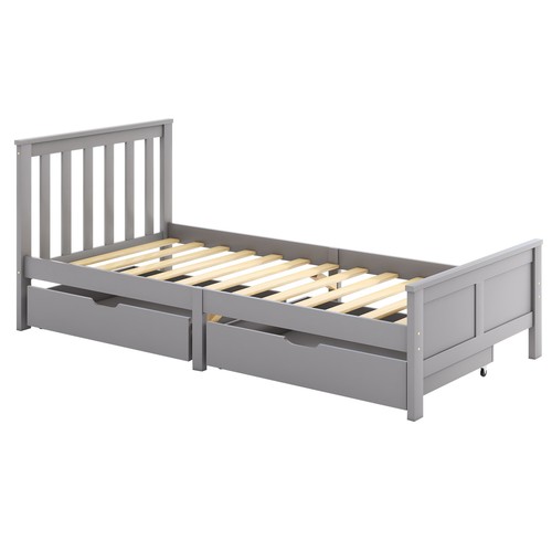 3ft single bed wooden - single, solid