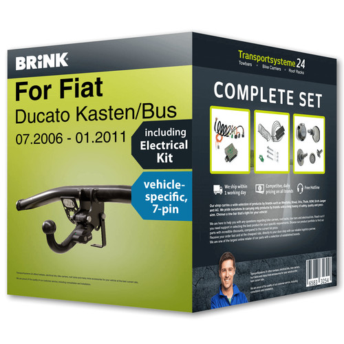 Towbar detachable for - , fiat