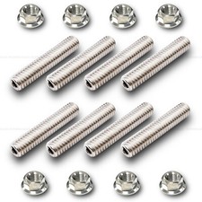 Exhaust Studs and Nuts Kawasaki ZX6R ZX7R ZX9R ZX10R ZX12R ZX14R Stainless Steel