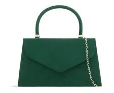 Women's Faux Suede Clutch Bag