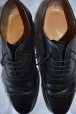 Barker 'Nevis' Black Calf Men's Leather Shoe Size 12 used In Good Condition