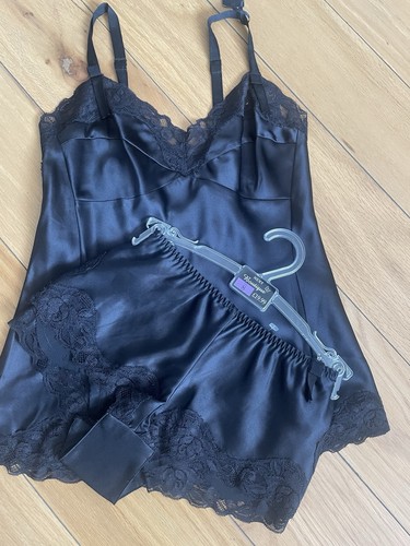 Next boutique black satin lace - boutique,
