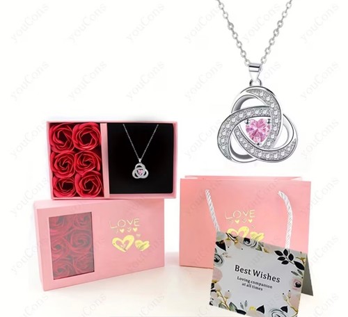 Love you heart necklace - i,