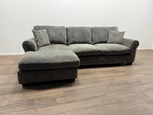 Taylor fabric left hand chaise - fabric,