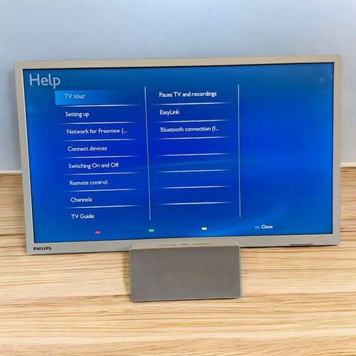 Philips white full tv - 24", hd