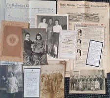 WW1 Inter War  Post Ww2 German Household Documents Nice Historical Pieces+photos