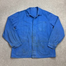 French Jacket Adult Small Blue