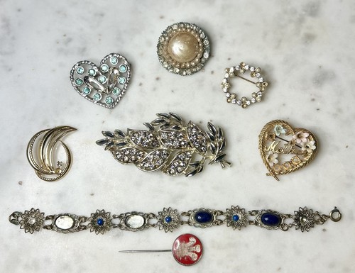 Broken brooch bundle - bundle, mixed