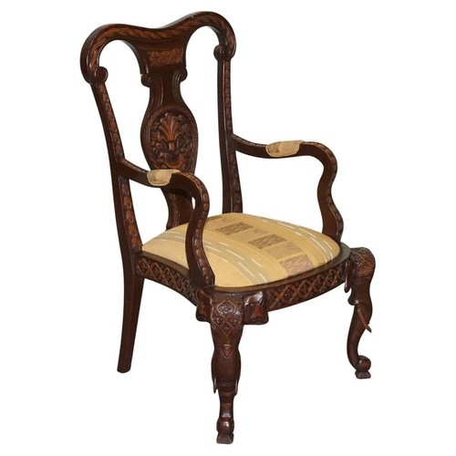 Anglo indian wooden heavily - anglo,