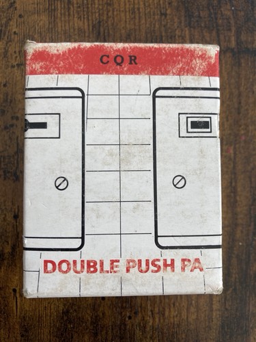 Cqr double push button - cqr,