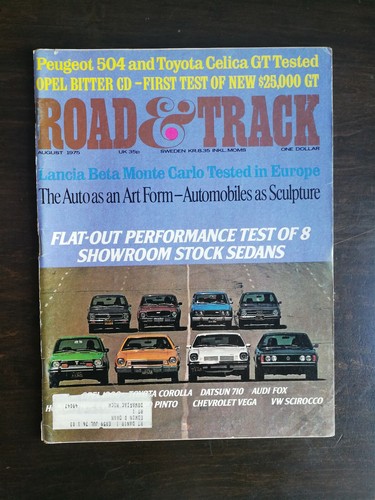 Road track august - &,