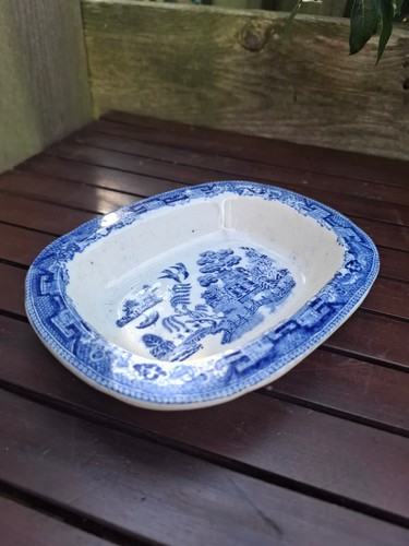 Antique miniture blue white - blue,