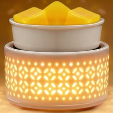 Ceramic wax melt warmer with - melt,