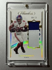 Saquon Barkley  New York Giants  Panini Flawless NFL 2022  JUMBO PATCH SP /25