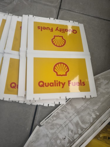 Shell petrol station - shell, pump