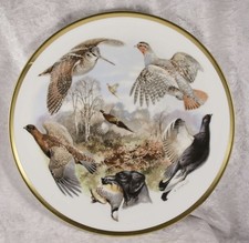 Mc phails Sporting plates Game birds by Coalport plate number 482 11" across