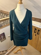 Zara Ruched Mini Dress Faux