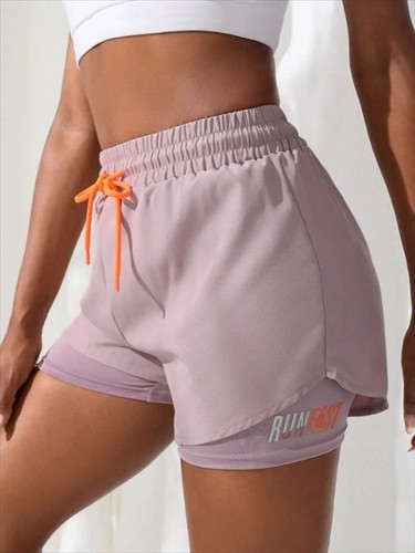 Womens yoga shorts high - in,