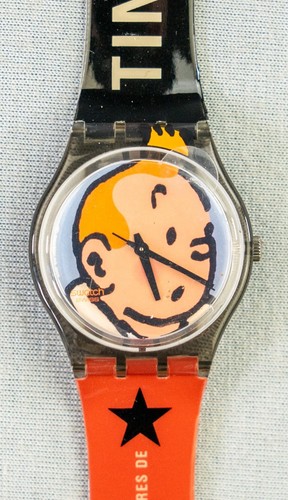 Moulinsart tintin swatch - tintin,