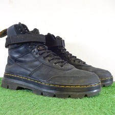 Dr. Martens Shoes Size 8 Mens Black Combs Tech Wyoming Leather Classic Boots