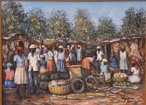 Haitian painting ernst - by,