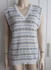 Vintage Private Stock By CamPari International PLC Fair Isle Knit Tank Top SizeM