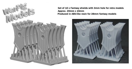 Tall shields with hole - shields,