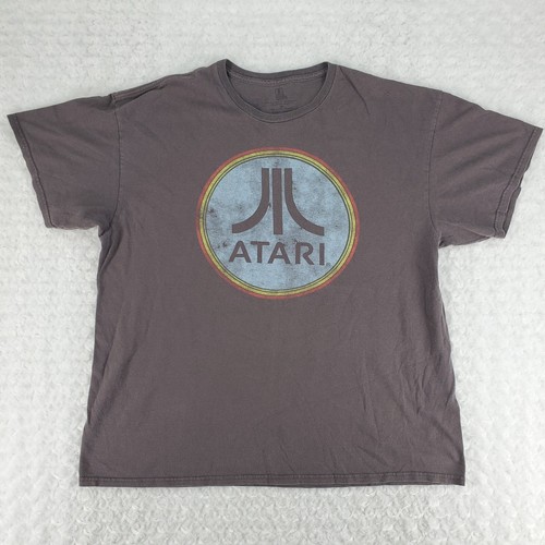 Atari shirt gray distressed - atari,