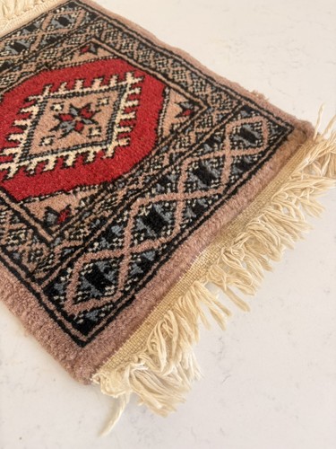 Miniature hand knotted wool - miniature,