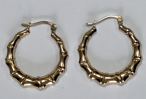 9ct yellow gold bamboo - yellow,