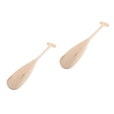  2 PCS Boat Paddle Wood Childrens Toy Oar Wooden Canoe Unfinished