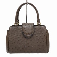 Select Ostrich Handbag Brown