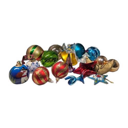 Vintage christmas baubles - vintage,
