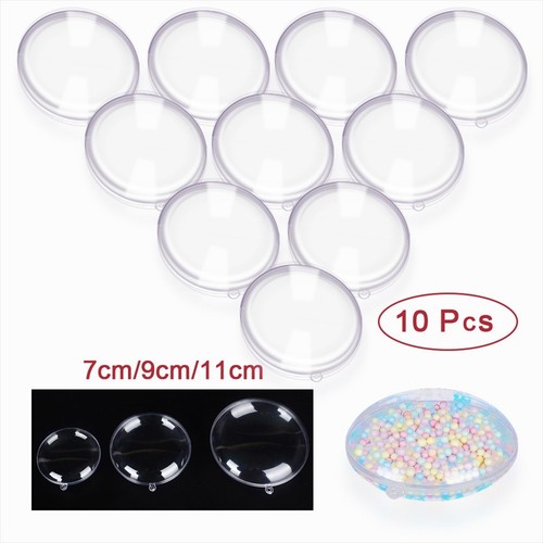 Clear plastic christmas ball - clear,