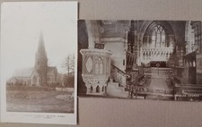 2x Old Postcards Of Baglan Church, Briton Ferry, Neath