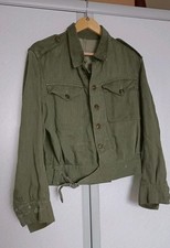 Vintage British Denim Battle dress Blouse ,Ww2 Battle Dress 