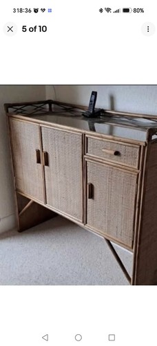 Mid century boho bamboo and - mid,