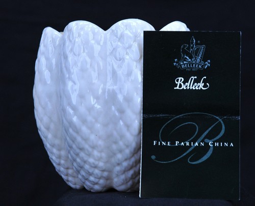 Belleek celtic bud - belleek, vase,